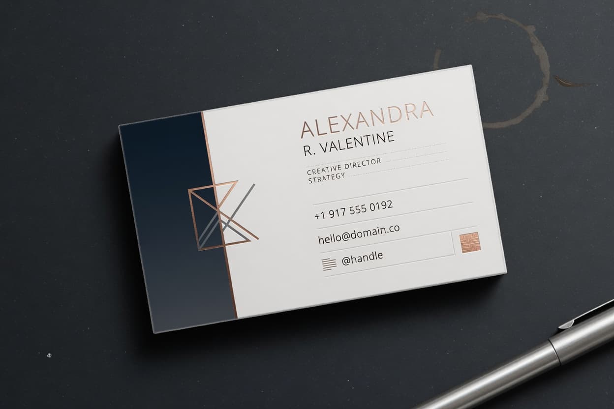 Minimal business card