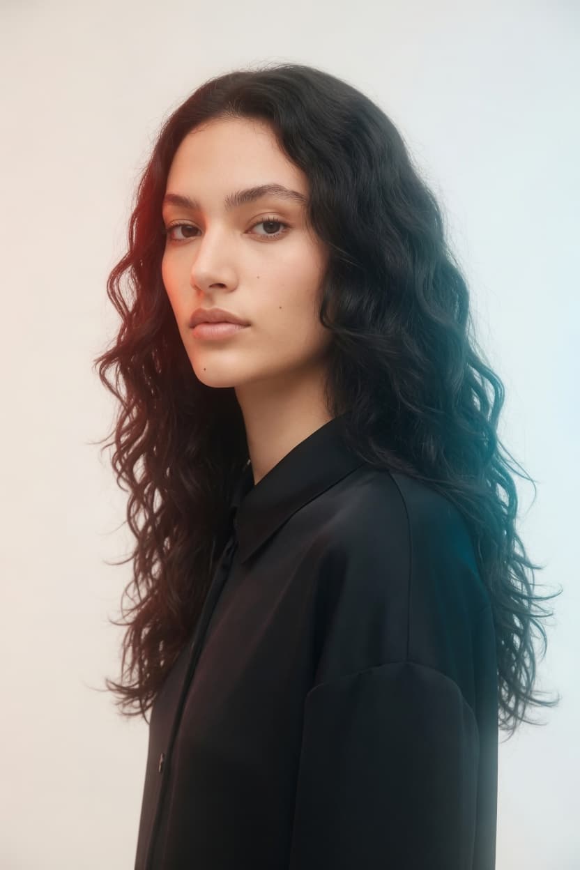 Portrait after hairstyle change — same person