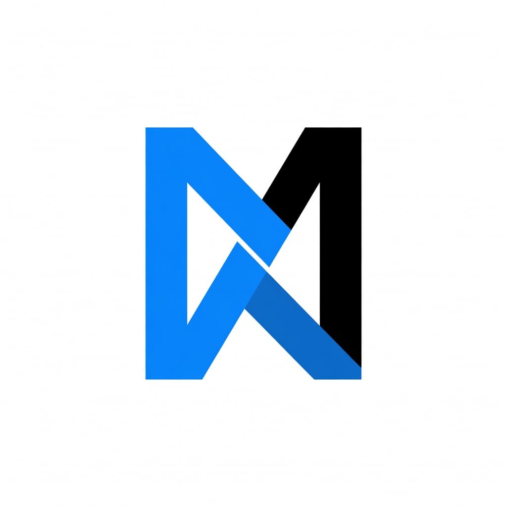Geometric monogram logo