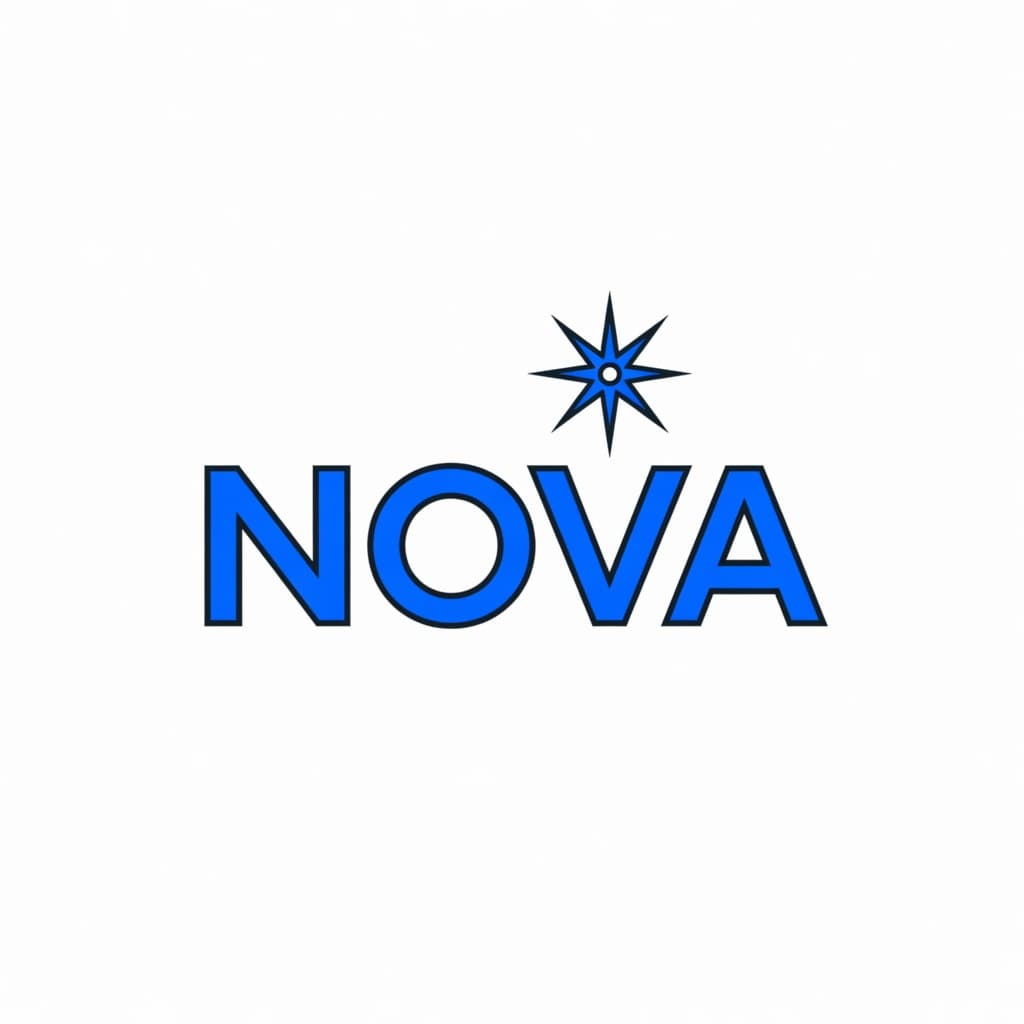 NOVA wordmark logo example